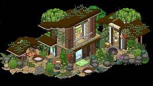Habbo Garden Pixel Art Design Pixel Art Isometric Pixel Art