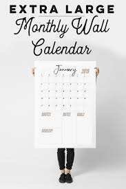 2020 2021 Extra Large Wall Calendar Printable Etsy Large Wall Calendar Wall Calendar Printable Wall Calendar