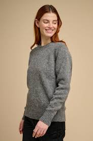 Women's Shetland Jumper - Grey - Community Clothing
