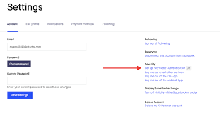 How Can I Enable Two Factor Authentication Kickstarter Support