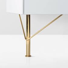 Pied De Meuble Slender Low I Laiton Chrome Noir Et Blanc Superfront Pied Meuble Pieds De Meubles En Metal Pied Meuble Ikea