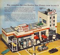 Wes Clarks Toys From The Sixties Sears Toys Service Station Toys