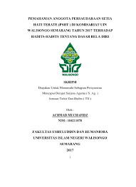 Maybe you would like to learn more about one of these? Top Pdf Materi Dakwah Islam Dalam Panca Dasar Persaudaraan Setia Hati Terate Psht Di Komisariat Uin Walisongo Semarang 123dok Com