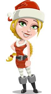 Polish your personal project or design with these christmas cartoon transparent png images, make it even more personalized and more attractive. Cute Christmas Girl Cartoon Vector Character Graphicmama