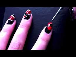 Nails art, akatsuki + sharingan de naruto shippuden! Akatsuki Nails Anime Nails Naruto Nails Nail Designs