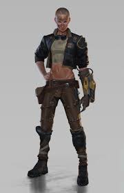 Artstation Mechanic Girl Damian Audino Cyberpunk Character Star Wars Characters Character Concept