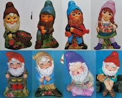 Unpainted Ceramic Bisque Set Of 8 Gnomes Fairy Garden Set Of Etsy Ceramic Painting Ceramic Bisque Ceramics