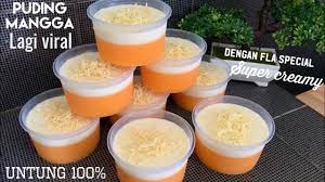 Resep Puding Mangga Lagi Viral With Fla Super Creamy Youtube Food Drinks Dessert Avocado Dessert Pudding Desserts
