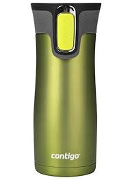 Contigo Autocontigo Autoseal West Loop Stainless Steel Travel Mug With Easyclean Lid 16ounce Vibrant Lime For Stainless Steel Travel Mug Mugs Easy Cleaning
