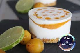Découvrez les ingrédients, ustensiles et étapes de préparation. Cheesecake Glace Mangue Fruit De La Passion Citron Vert