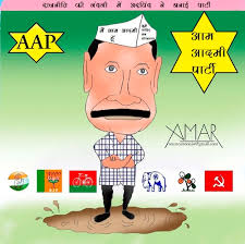 Within minutes, #kejriwalinsultshanuman started trending. Arvind Kejriwal By Amar Cartoonist Politics Cartoon Toonpool