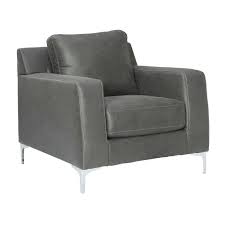 Enjoy free shipping on most stuff, even big stuff. Modern Faux Leather Upholstered Chair And A Half With Metal Legs Black On Sale Overstock 30985162