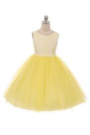 Lace Illusion Dress Girls Yellow Dress Pretty Flower Girl Dresses Fall Flower Girl Dresses