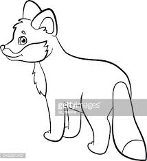 300 x 300 gif pixel. Kleurplaten Wilde Dieren Kleine Schattige Baby Fox Glimlacht Clipart Afbeelding