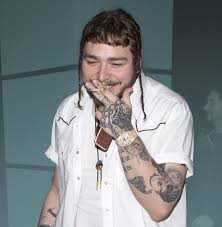 A body map of post malone's tattoo's starting from the top to bottom, going from left to right. Post Malone Tattoos Another Hobby Besides Singing Visual Arts Ideas