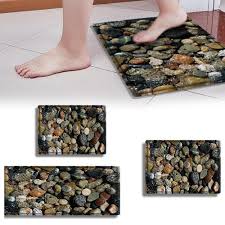 Perfect way to customize to your bath, the edges are unbound so you can cut to fit around existing fixtures; Buy 3d Stone Anti Slip Door Mat Bedroom Bath Rug Kitchen Floor Carpet Pad 40x60cm At Affordable Prices Price 5 Usd Free Shipping Real Reviews With Photos Joom