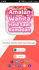 Seperti yang diketahui, amalan sedekah di dalam bulan ramadhan mempunyai ganjaran yang amat besar di sisi allah s.w.t. Amalan Saat Haid Di Bulan Ramadhan For Android Apk Download