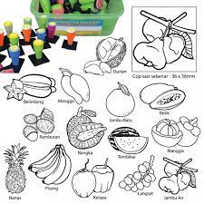 Buah juga mempunyai serat makanan pada kulit, benih, dan bagian berserat. Cop Buah Buahan Tempatan 14 Pcs Cop 015 Shopee Malaysia