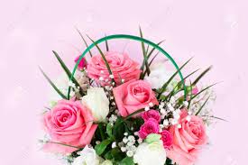Maybe you would like to learn more about one of these? Beautiful Bouquet With Pink And White Flowers Bouquet Of Flowers Of Roses Birthday Mother S Valentines Women S Wedding Day Concept Stock Photo Picture And Royalty Free Image Image 151077501