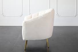 The levy accent chair is sure to be the center of attention in any modern living room or office space. White Accent Chair With Gold Legs Living Spaces