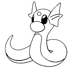 Dratini Pokemon Coloring Pages Pokemon Coloring Pages Pokemon Coloring Pokemon Stencils