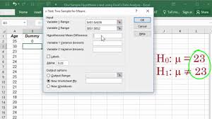 See full list on wallstreetmojo.com Hypothesis Z Test For One Sample Mean Using Excel S Data Analysis Youtube