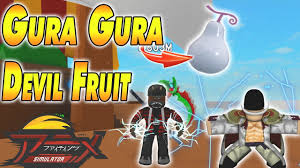 Gura Gura Devil Fruit Showcase Anime Fighting Simulator Youtube