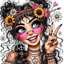 Happy Hippie Sunday! Peace and Love! ☮️❤️🏵