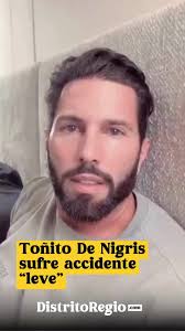 Accidente leve de Toñito De Nigris: Detalles y video