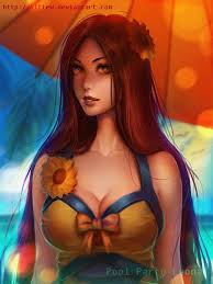 Pool Party Leona League Of Legends Pool Party League Of Legends Characters