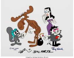 The bullwinkle and rocky fan club, a series of abortive attempts by rocky and bullwinkle to conduct club business. The Rocky And Bullwinkle Show Rocky Bullwinkle Boris And Natasha Lot 96041 Heritage Auctions