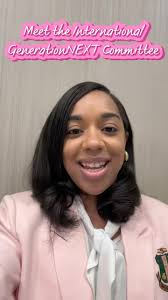 Meet the 2024-2026 International GenerationNEXT Committee: 🩷 Destiny  Boykin