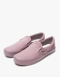 Black And Grey Slip On Vans Womens Vans Slip On Lite In Mauve Classy Shoes Cool Vans Shoes Vans Slip On