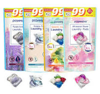 OEM ODM 3 in 1 Laundry Capsule Laundry Detergent Capsules Laundry  Condensate Beads
