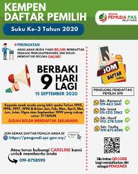Maklumat pengundi dan tempat mengundi akan dipamerkan. Selangor Pas Youth Spy Corner Dewan Pemuda Pas Kawasan Selayang Daftar Pemilih Tinggal 9 Hari Lagi Berita Parti Islam Se Malaysia Pas