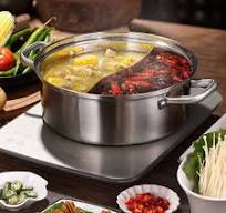 Hot Pot With Divider Stainless Steel Shabu Shabu Pot For Induction Cooktop  Gas S