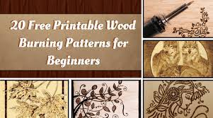 The heated pen will put some burn marks on the wood, and there you go! 20 Free Printable Wood Burning Patterns For Beginners