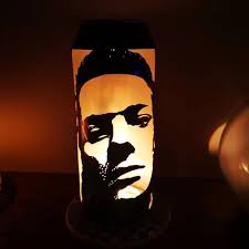Joe Strummer Beer Can Lantern