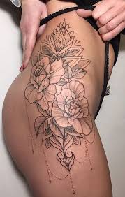 The sky is the limit for getting these hip designs done; 30 Women S Badass Hip Thigh Tattoo Ideas Mybodiart