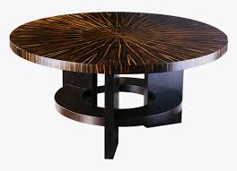 This vintage art deco coffee table is from budapest, hungary, and was made from walnut and glass, c. Fifth Avenue New York Art Deco Style Round Dining Table Art Deco Round Table Hd Png Download Transparent Png Image Pngitem