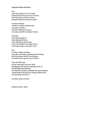 September 10 at 1:55 am ·. Sajak Merdeka