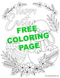 From there, you can print it if you like or find other coloring pages that you find good enough to. Free Printable Easter Bunny Coloring Pages Activity Page