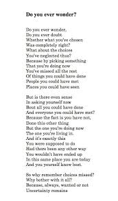 Choices Poem Decisions Poems Feelings Poetry