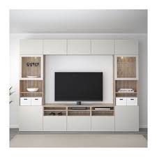 Besta Tv Komb Mit Vitrinenturen Schwarzbraun Selsviken Hochgl Beige Klargl 300x40x230 Cm Noch Heute Bestellen Ikea Deutschland Living Room Tv Wall Tv Wall Design Living Room Tv