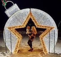LED 3D Arch Motif Light for Christmas Festival Outdoor Decoration