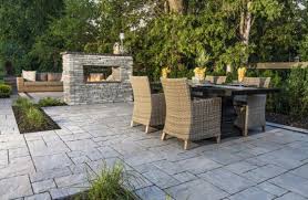 What comes to your mind when you think about backyards? Patio Design Ideas Using Concrete Pavers For Big Backyard Style Unilock
