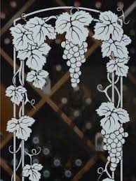 Well you're in luck, because here they come. Vineyard Trellis Wine Cellar Doors Sans Soucie Glass Painting Designs Ceramic Wall Art Glass Engraving