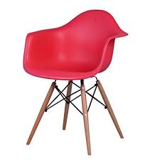 Hzb European Dining Chair Home Leisure Chair Staff Chair Plastic Chair Modern Simple Computer Chair Red Home Decor Shelves Chair Dining Chairs