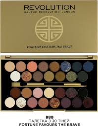 палетка теней для век Revolution Fortune Favours The Brave Paletka Makeup Revolution Fortune Favours The Brave Otzyvy Pokupatelej
