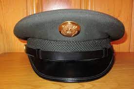 Us Army Officer 1967 Military Green Service Dress Hat Vintage 60s Vietnam Era United States Crusher Wool Cap Size 6 7 8 Vis Hats Vintage Wool Caps Army Officer